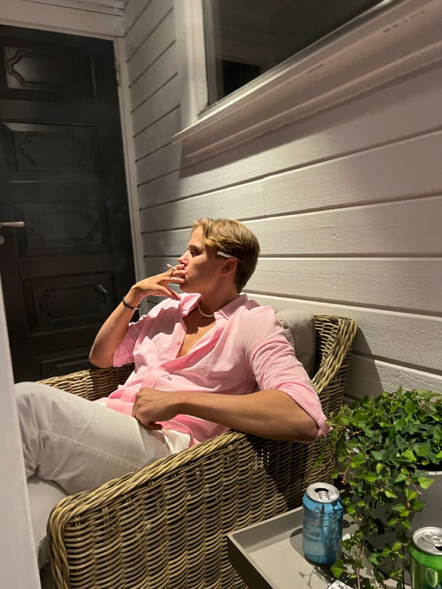 Rose Dust Old Money Edition Linen Shirt by Ningala's