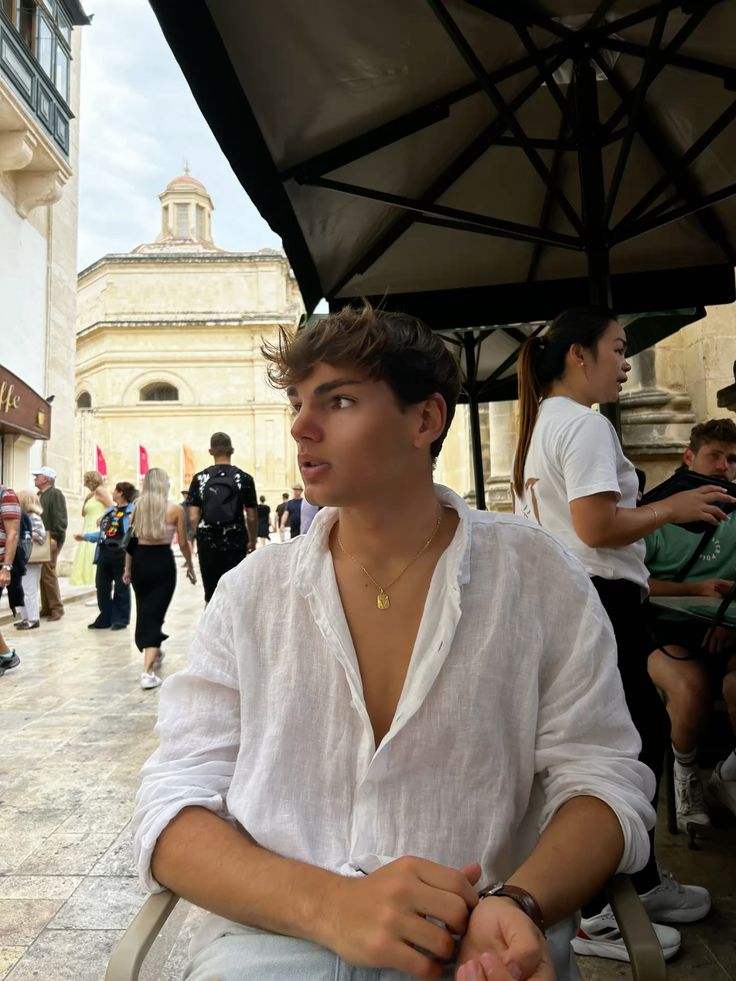 Signature White Old Money Edition Linen Shirt by Ningala's